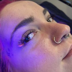 The Lash Crypt - UV reactive pink lashes