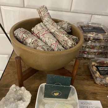 Rooted Juicery & Kitchen - Get rid of that bad juju with sage. - Vegan Near Me - Cincinnati, Ohio Rooted Juicery & Kitchen - Get rid of that bad juju with sage. - Vegan Near Me - Cincinnati, Ohio