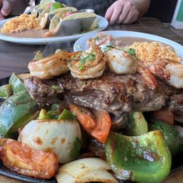 Steak and Shrimp Ranchero Specialty Dish Steak and Shrimp Ranchero Specialty Dish
