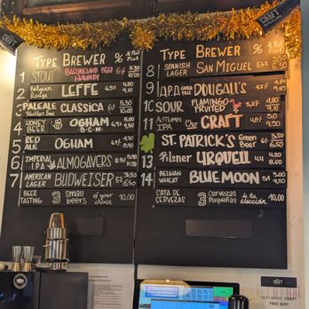 Craft Barcelona - Menu board - Tapas Bars Near Me - Barcelona, B Craft Barcelona - Menu board - Tapas Bars Near Me - Barcelona, B