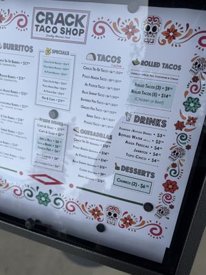 Menu photo 5 Crack Taco Shop Coronado, CA Menu photo 5 Crack Taco Shop Coronado, CA