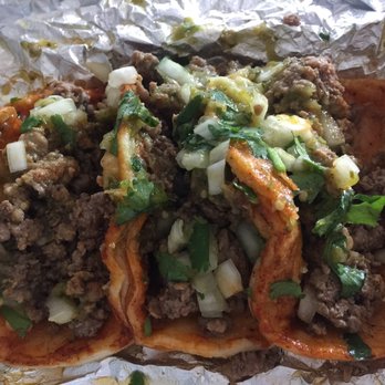 Fatima's Grill - Taco Tuesday deal:  3 beef street-style tacos for $3.27 (6/6/17) - Mediterranean Near Me - Downey, California