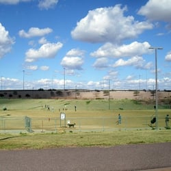 The area for larger dogs, at RJ Dog Park