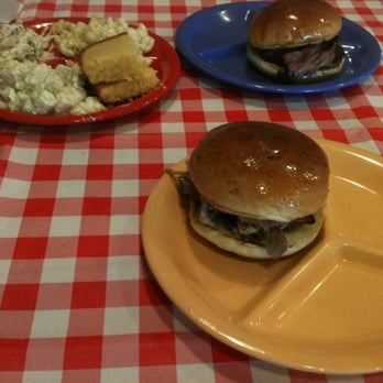 Satchel's BBQ - Pulled pork sandwich, beef brisket sandwich, cornbread and a whole bunch of sides. - Barbeque Near Me - Ann Arbor, Michigan Satchel's BBQ - Pulled pork sandwich, beef brisket sandwich, cornbread and a whole bunch of sides. - Barbeque Near Me - Ann Arbor, Michigan