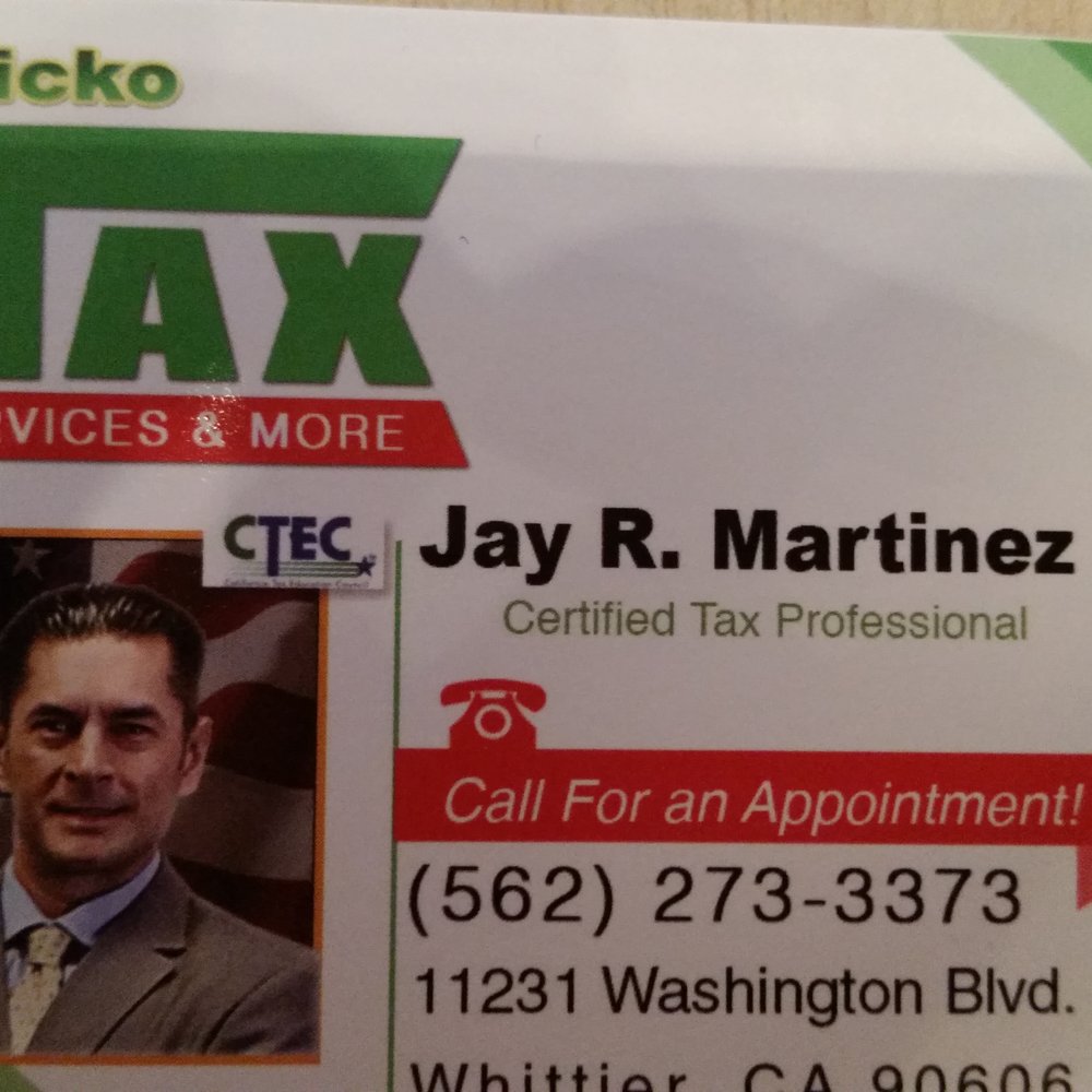 Quicko Tax Service - Jay was the best! - Tax Services Near Me - Whittier, California Quicko Tax Service - Jay was the best! - Tax Services Near Me - Whittier, California
