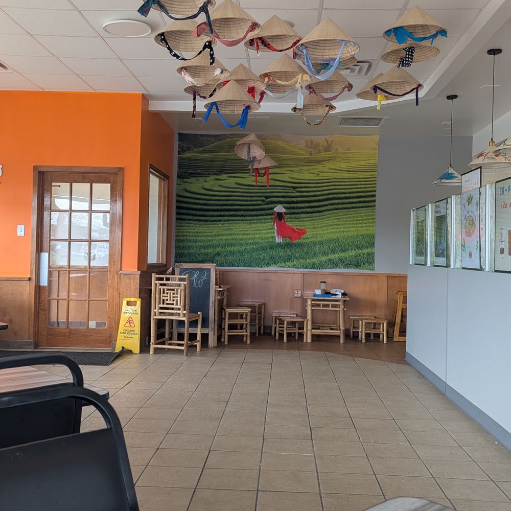 Pho Lucky - Cute hats with colorful ribbons match the mural. - Vietnamese Near Me - Livonia, Michigan Pho Lucky - Cute hats with colorful ribbons match the mural. - Vietnamese Near Me - Livonia, Michigan