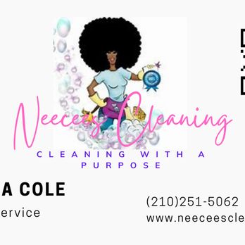 Neecees Cleaning - Business card - Office Cleaning Near Me