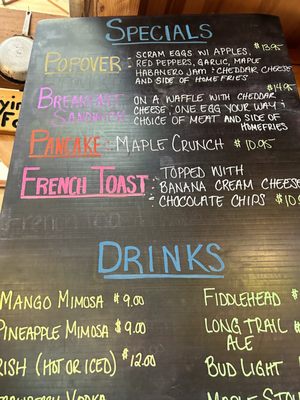 Menu photo 1 Back Country Cafe Killington, VT