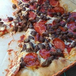 Little Caesars Pizza - Fresh pepperoni and meatball pizza