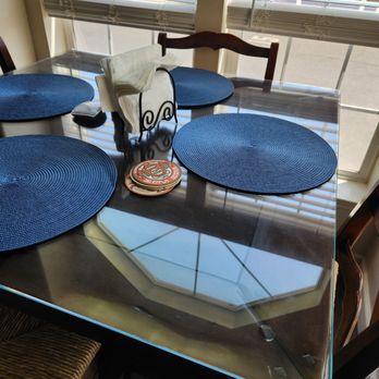 Mcnulty Glass - Table glass tops. Beautiful beveled edges - Glass & Mirrors Near Me - Vista, California Mcnulty Glass - Table glass tops. Beautiful beveled edges - Glass & Mirrors Near Me - Vista, California