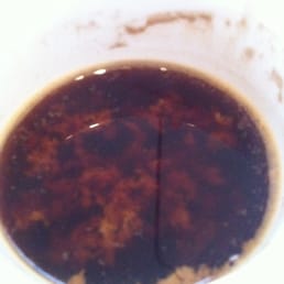 This americano with a dash of soy made me very unhappy, why oh why does it look like this? This americano with a dash of soy made me very unhappy, why oh why does it look like this?