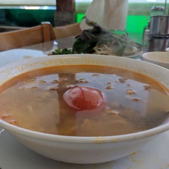Thien Thanh - Bun oc! On the menu, it warns you that it's hot. It is, but it burns so good. Don't forget to add the bean sprouts & veggies & mam tom! - Vietnamese Near Me - Houston, Texas Thien Thanh - Bun oc! On the menu, it warns you that it's hot. It is, but it burns so good. Don't forget to add the bean sprouts & veggies & mam tom! - Vietnamese Near Me - Houston, Texas