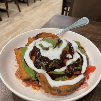Indika House - Eggplant chaat - Indian Near Me - Brooklyn, New York Indika House - Eggplant chaat - Indian Near Me - Brooklyn, New York