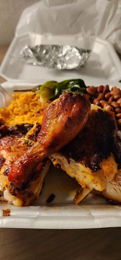 Food from Pollo Azado