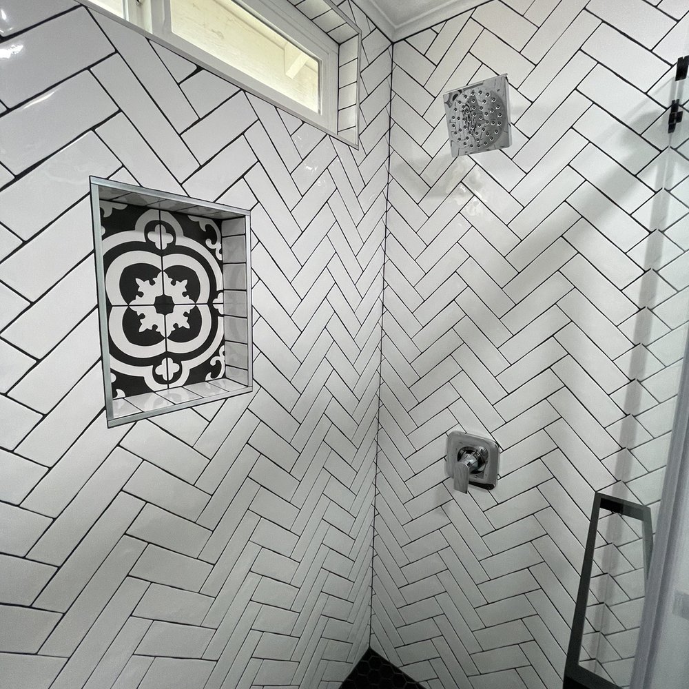 Poseidon Remodeling - Beautiful herringbone pattern. - General Contractors Near Me - Oceanside, California Poseidon Remodeling - Beautiful herringbone pattern. - General Contractors Near Me - Oceanside, California