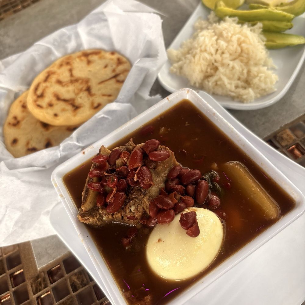 Pollo a la Vista - Sopa de frijol con costilla de res/Red Bean Soup with Beef Rib...(Half soup pictured but option of regular size soup bowl is an Option) - Latin American Near Me - Gaithersburg, Maryland Pollo a la Vista - Sopa de frijol con costilla de res/Red Bean Soup with Beef Rib...(Half soup pictured but option of regular size soup bowl is an Option) - Latin American Near Me - Gaithersburg, Maryland