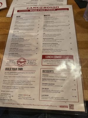 Menu photo 1 Cane Rosso Carrollton, TX Menu photo 1 Cane Rosso Carrollton, TX