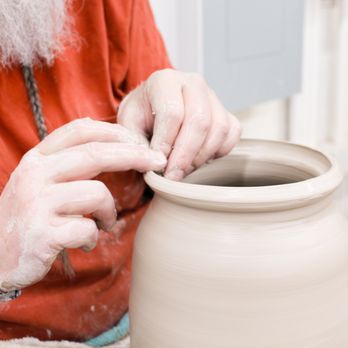 Northern Clay Center - An adult student making a vase on the pottery wheel. - Art Galleries Near Me - Minneapolis, Minnesota Northern Clay Center - An adult student making a vase on the pottery wheel. - Art Galleries Near Me - Minneapolis, Minnesota