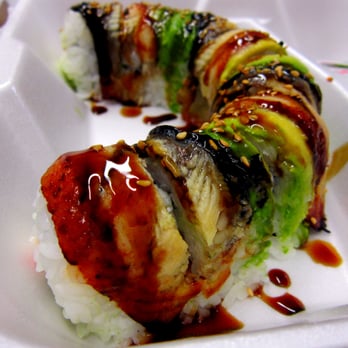 DelSushi - Dragon Roll! - Sushi Bars Near Me - La Jolla, California DelSushi - Dragon Roll! - Sushi Bars Near Me - La Jolla, California