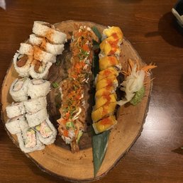 California Roll Spicy Tuna Roll Heaven Roll Mango Tango Roll California Roll Spicy Tuna Roll Heaven Roll Mango Tango Roll