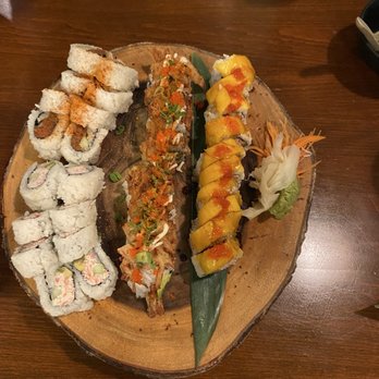 Ta-Ke Sushi and Grill - California Roll Spicy Tuna Roll Heaven Roll Mango Tango Roll - Sushi Bars Near Me - Orlando, Florida Ta-Ke Sushi and Grill - California Roll Spicy Tuna Roll Heaven Roll Mango Tango Roll - Sushi Bars Near Me - Orlando, Florida