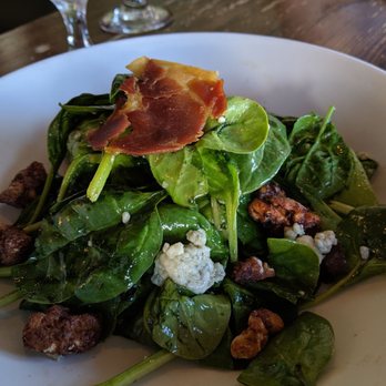 Massimo Restaurant - Spinach salad - Italian Near Me - Providence, Rhode Island