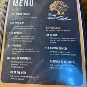 Tennessee Hills Distillery - Menu - Distilleries Near Me - Jonesborough, Tennessee