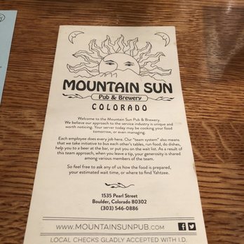 Mountain Sun Pub & Brewery - Pubs Near Me - Boulder, Colorado