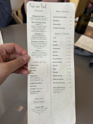 Menu photo 7 Fish Nor Fowl Pittsburgh, PA