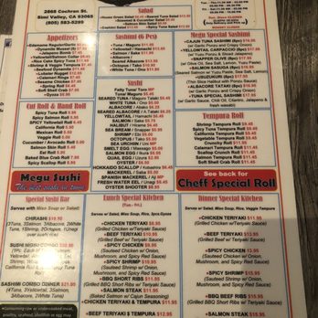 Megu Sushi - Japanese Near Me - Simi Valley, California