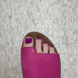 Combined my first visit with a pedi, the toes are still in perfect shape after 5 weeks, as they grow out slower for me. Combined my first visit with a pedi, the toes are still in perfect shape after 5 weeks, as they grow out slower for me.