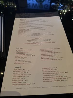 Menu photo 1 Gotham Steakhouse & Bar Vancouver, BC