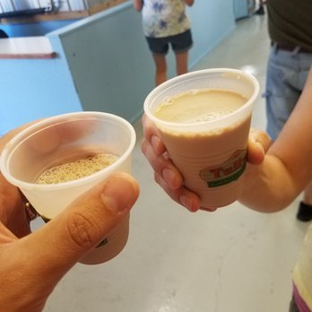 New York State Fair - 25 cent milk cups, both of them have been drank from, they fill them to the brim! - Festivals Near Me - Syracuse, New York New York State Fair - 25 cent milk cups, both of them have been drank from, they fill them to the brim! - Festivals Near Me - Syracuse, New York