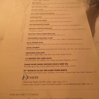 Kingfisher - Menu 2.27.22 - Vietnamese Near Me - San Diego, California Kingfisher - Menu 2.27.22 - Vietnamese Near Me - San Diego, California
