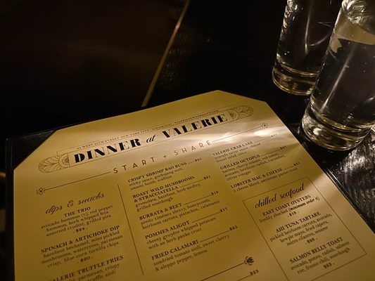 Menu photo 5 Valerie New York, NY Menu photo 5 Valerie New York, NY