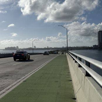 Rickenbacker Causeway - Heading west to Brickell - Landmarks & Historical Buildings Near Me - Key Biscayne, Florida Rickenbacker Causeway - Heading west to Brickell - Landmarks & Historical Buildings Near Me - Key Biscayne, Florida