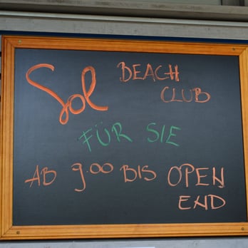 SOL Beach Club - signage - Bars Near Me - Augsdorf, 2