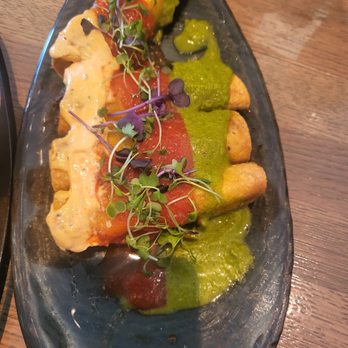 Caló Kitchen + Tequila - Chicken Taquitos - Cocktail Bars Near Me - Costa Mesa, California