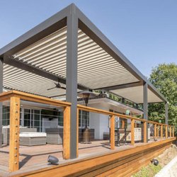 Titan Outdoor Solutions - Pergolas are wind and rain censored and can also open and close to your liking allowing you to choose how much sun you'd like.