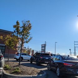 SmartCentres Etobicoke Index - The lineup to leave this plaza. It's horribly designed. It took me twenty minutes to leave on a Saturday afternoon.