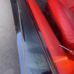 ABC Discount Upholstery - Lower door runner restuck. Again, without my telling Jose. And for free!
