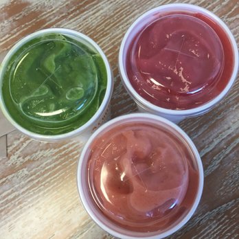 Tropical Smoothie Cafe - Such beautiful colors! Smoothies pictured: Island Green, Watermelon Mojito, and Peaches and Silk - Juice Bars & Smoothies Near Me - Centerville, Ohio Tropical Smoothie Cafe - Such beautiful colors! Smoothies pictured: Island Green, Watermelon Mojito, and Peaches and Silk - Juice Bars & Smoothies Near Me - Centerville, Ohio