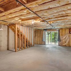 DM Plastering - Unfinished basement prior to craftmanship by DM Plastering