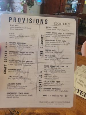 Menu photo 1 Provisions Oroville, CA Menu photo 1 Provisions Oroville, CA