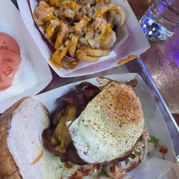 The Good Wife Burger with a fry special for the grand opening