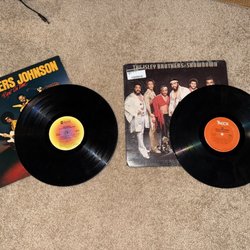 The Cave - Brothers Johnson cover with a Rufus and Chaka Khan record.  Isley Brothers "Showdown" cover with their "Winner Takes All" record.