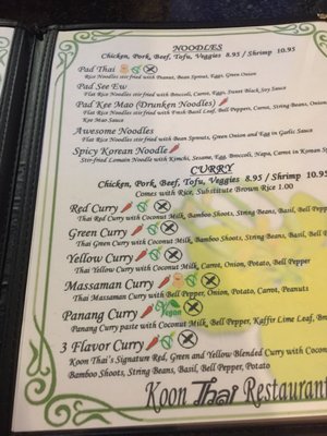 Menu photo 8 Koon Thai Restaurant New Haven, CT