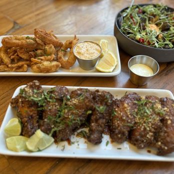 SP2 Communal Bar + Restaurant - Chicken Wings, Calamari, Fried Brussel Sprouts & Bacon - Bars Near Me - San Jose, California SP2 Communal Bar + Restaurant - Chicken Wings, Calamari, Fried Brussel Sprouts & Bacon - Bars Near Me - San Jose, California