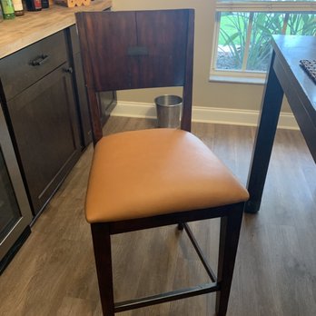 Walt's Upholstery - After of our stools (child proof vinyl) - Furniture Reupholstery Near Me - Lutz, Florida