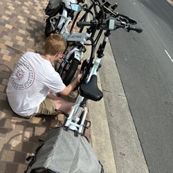 808 eVentures - They provide locks to secure the bikes if going in somewhere.